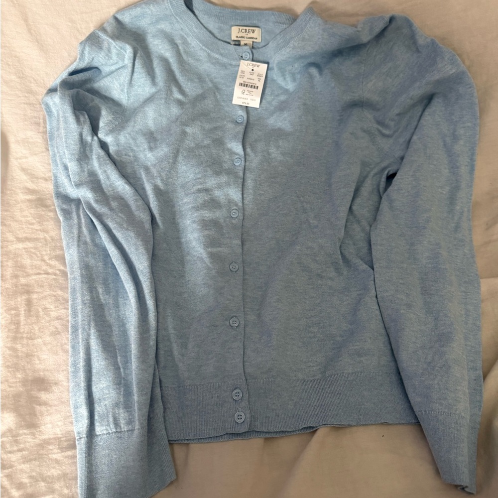 J. Crew Women's Sky Blue Cardigan